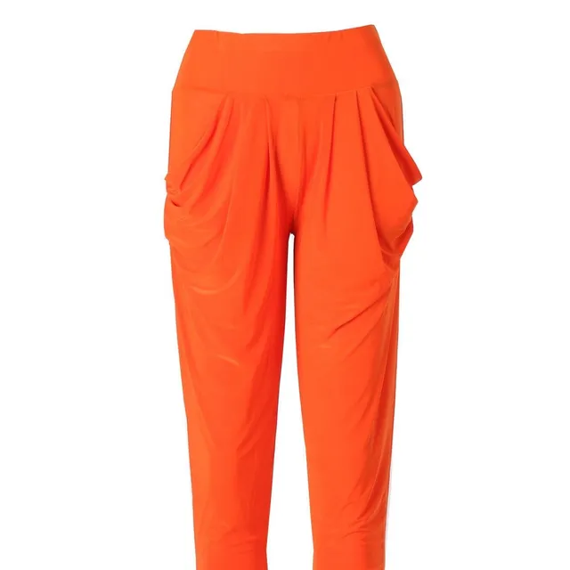 Pantaloni comodi da donna Cornelia orange