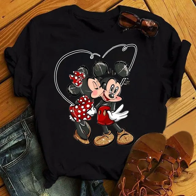 Női modern póló Mickey egér Burch