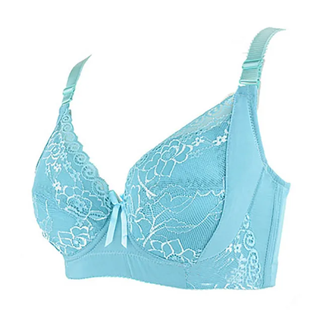 Bigger bust bra with flowers - 7 colours