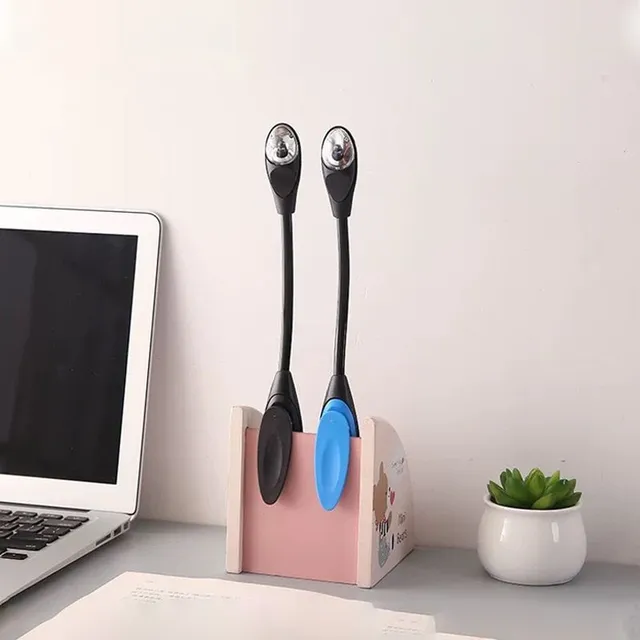 Flexible mini clip-on reading lamp