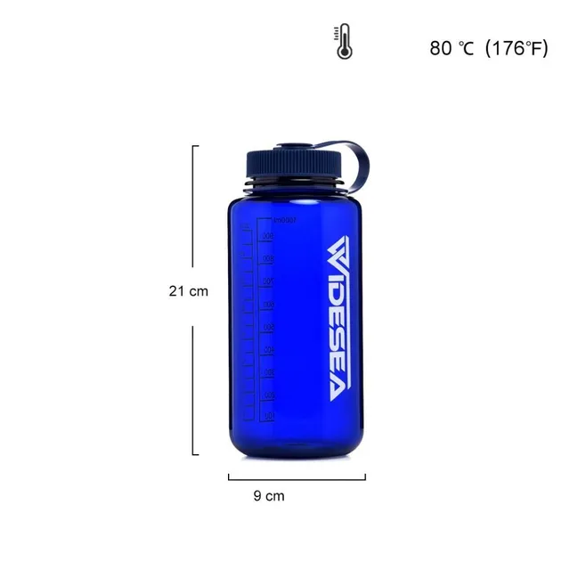 Innovative ultralight sports bottle with strap for hanging