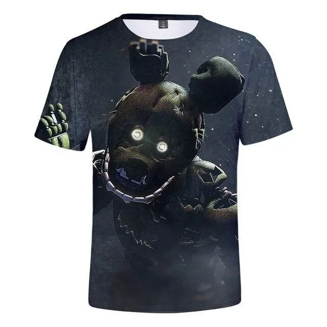 Children's colourful sweatshirt with print Five nights at Freddy's