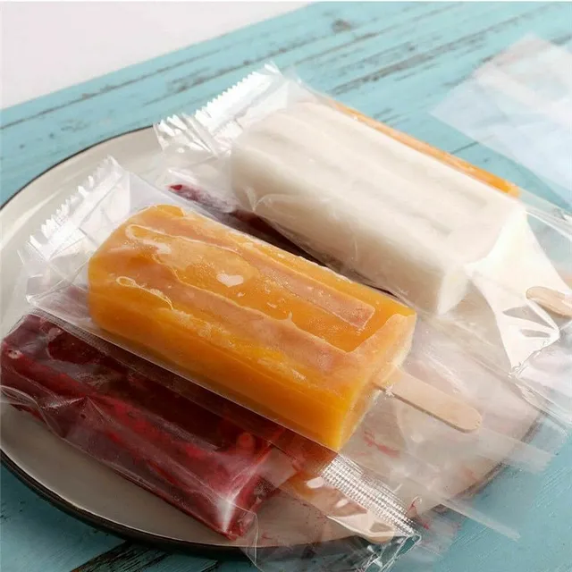 Opakowania plastikowe do domowych Popsicles 100 szt