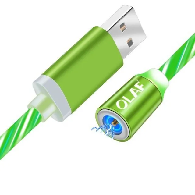 SPEDU Mágneses USB C kábel iPhone-Androidhoz