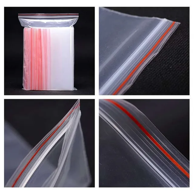 Plastic resealable bag | 100 pcs