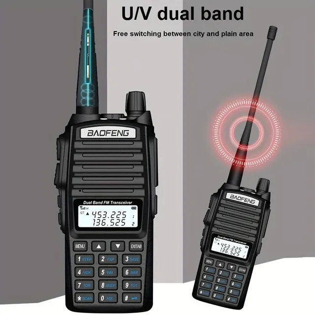 Přenosná vysílačka UV 82 s výkonem 8 W