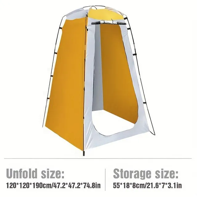 Portable shower tent