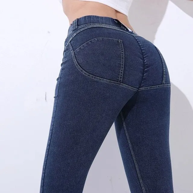 Women's Sexy Push Up Jeans