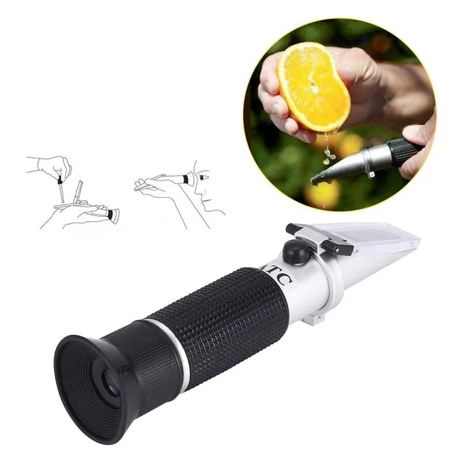 Hand-held refractometer