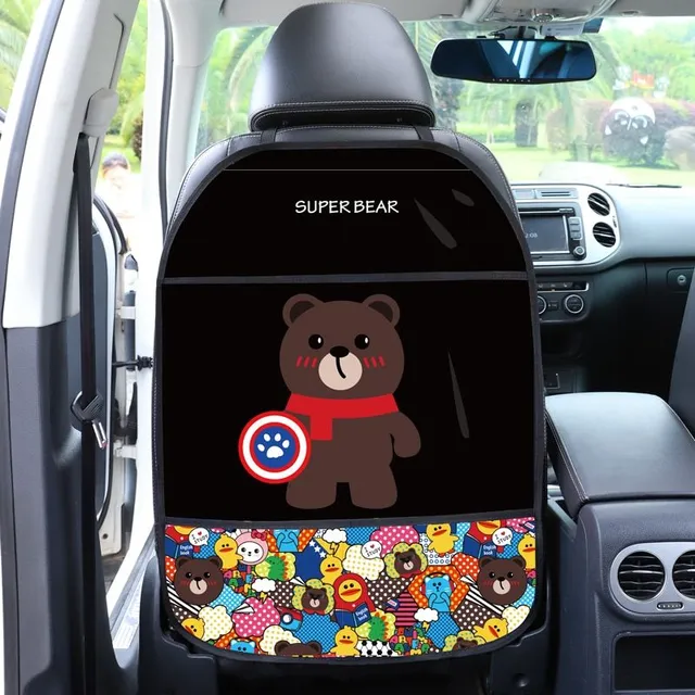 Waterproof car seat protector with cute motifs - 1 or 2 pieces