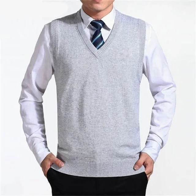 Men's elegant knitted vest