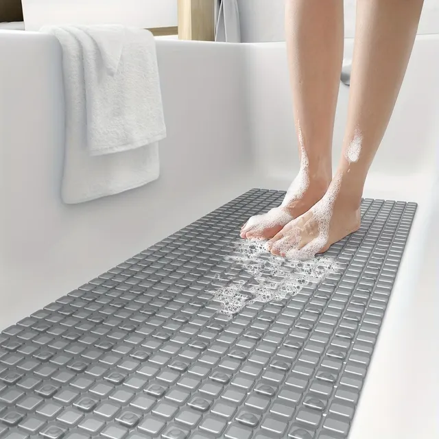 Extremely long non-slip bath mat (120 cm)