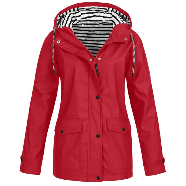 Insulated longer women's parka style jacket