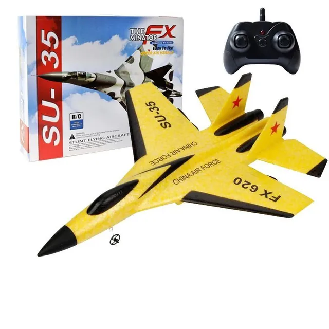 Plastic foam plane with remote control