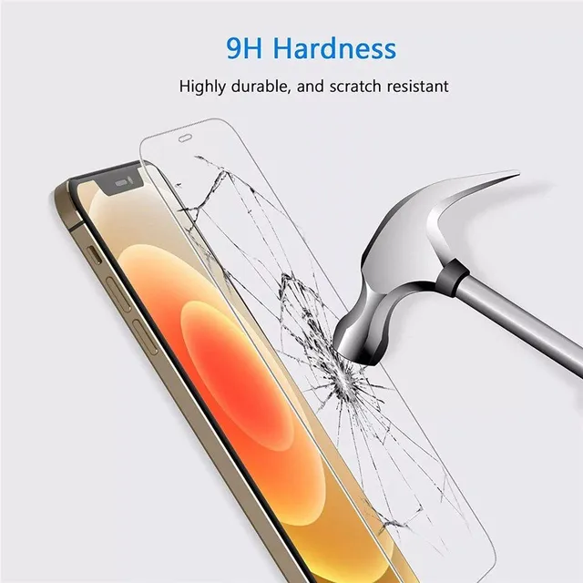 Tempered protective glass for iPhone 4 pcs