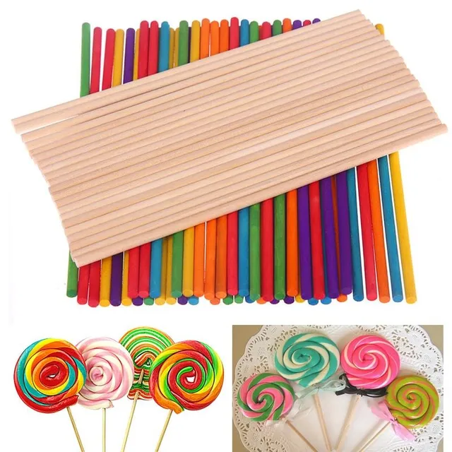 Wooden lollipop sticks 50 k