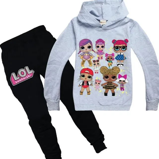 Girls tracksuit with print of popular LOL characters