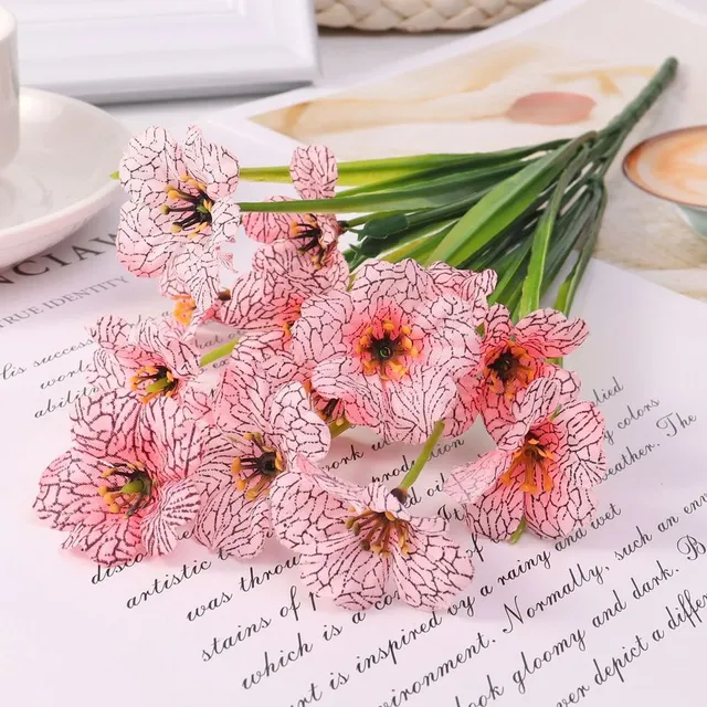 Luxurious flower in realistic design - several variations of species and colors