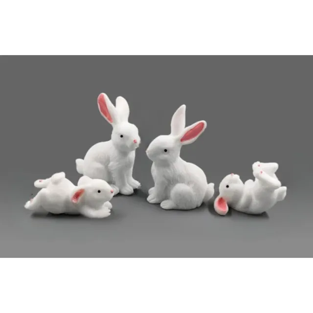 Ceramic Easter Bunny figurines