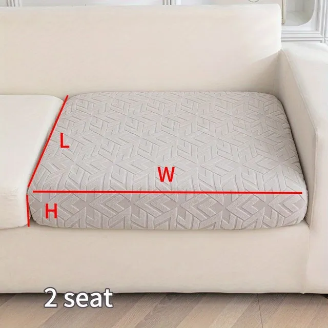 Jacquard elastic seat cover