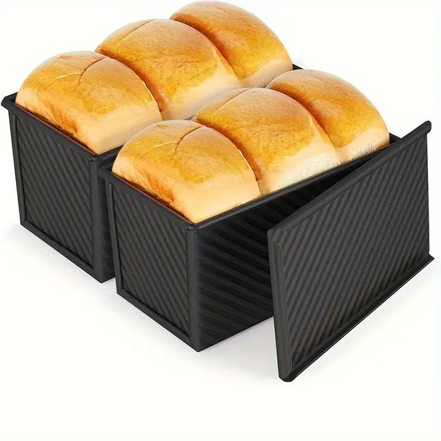 Bread form with non-sticky surface and hatch (21,34 x 12,19 x 11,43 cm)