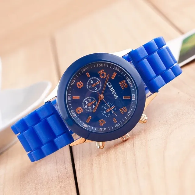 Silicone wristwatch