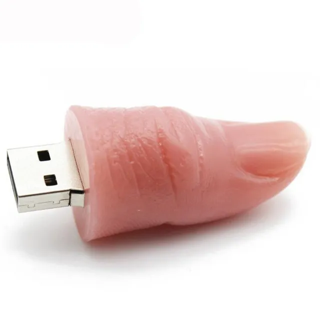 USB flash drive finger