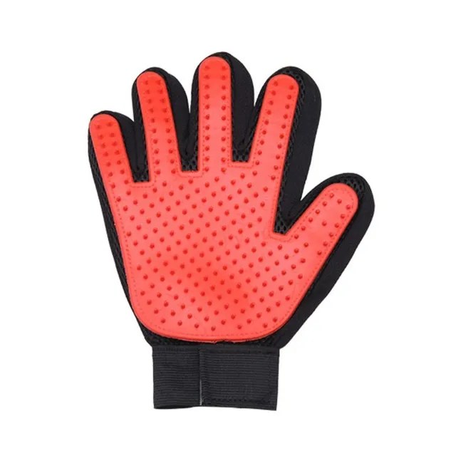 Coating gloves for hair removal