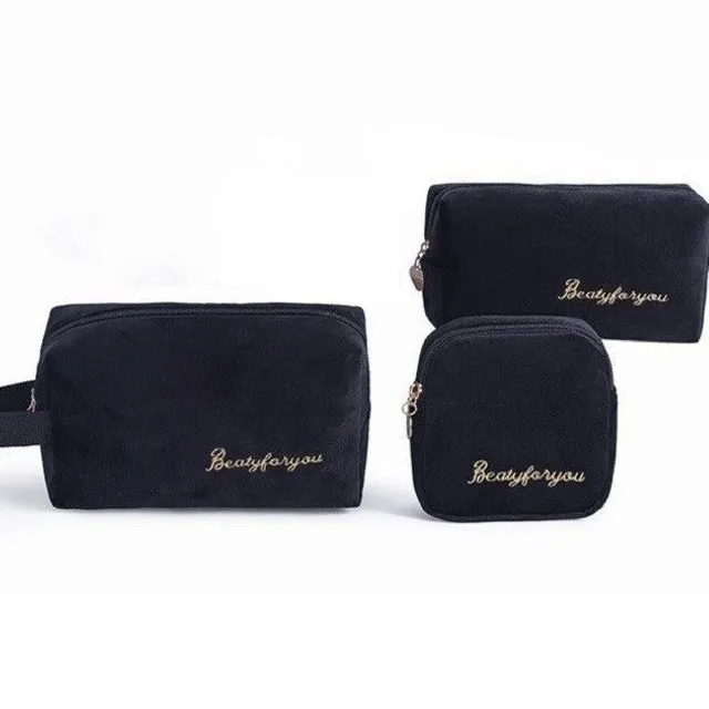 Set of women's cosmetic bags 3 pieces T591