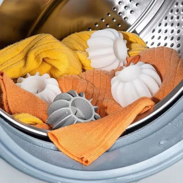 Boule en silicone pour lave-linge pour enlever les poils du linge