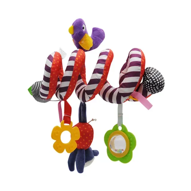 Baby rattle toy for visual training of children for cot and stroller