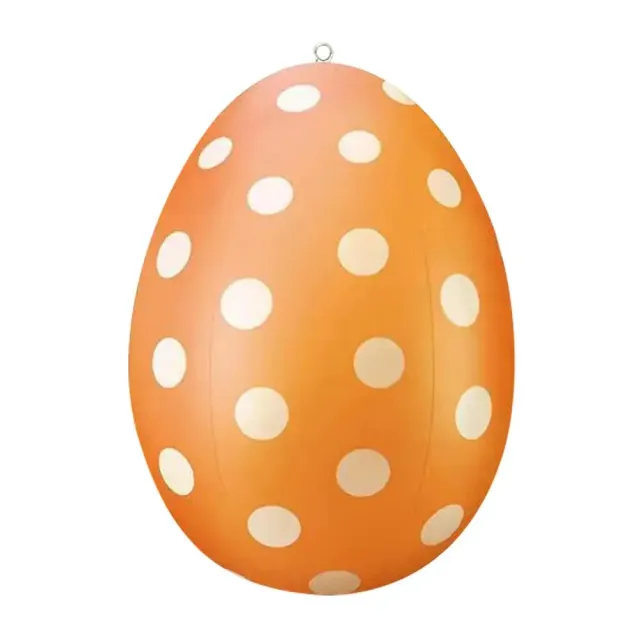 Giant inflatable Easter eggs for outdoor decoration orange