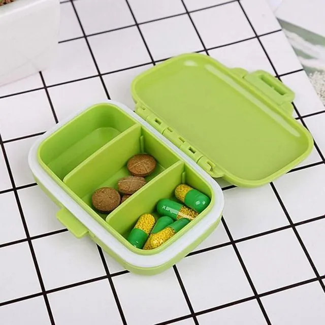 Portable mini organizer for medication - 6 colors