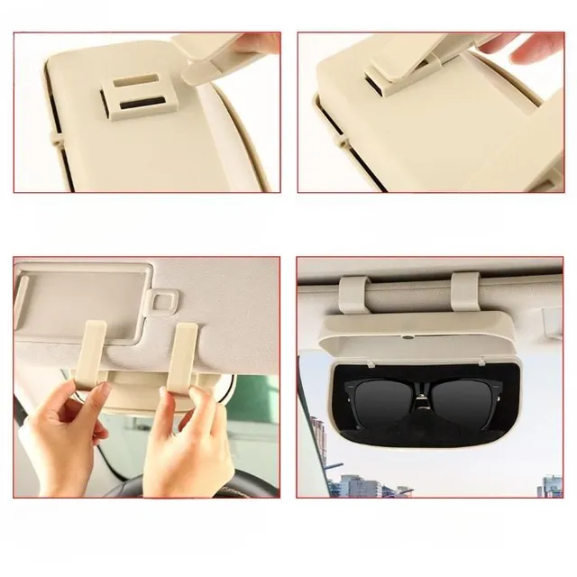 Practical hanging sunglasses case for car screen - more colour options Rorie