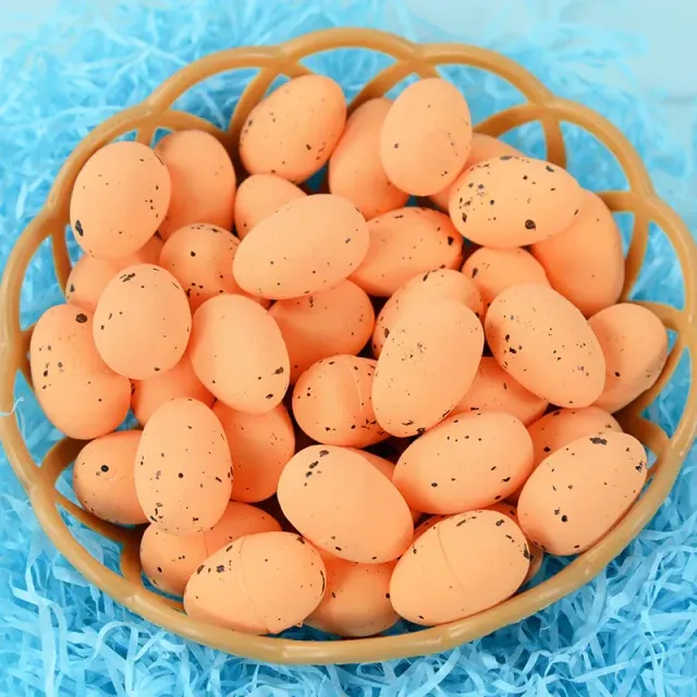 20/50 ks farebné mini Veľkonočné penové vajcia - súprava na dekoráciu