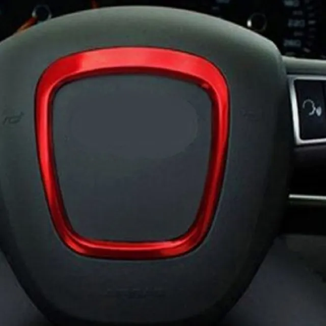 Audi steering wheel bezel sticker