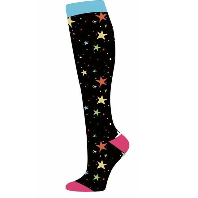 Unisex kompresné ponožky pre šport