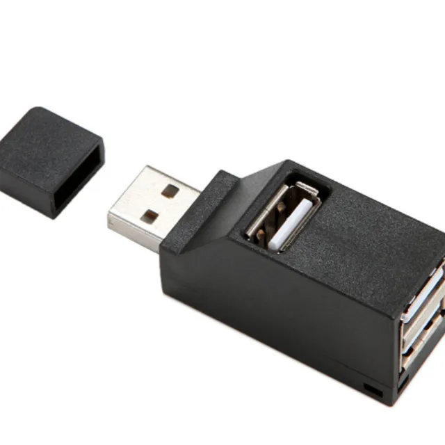 Mini hordozható USB 2.0 HUB 3 porttal