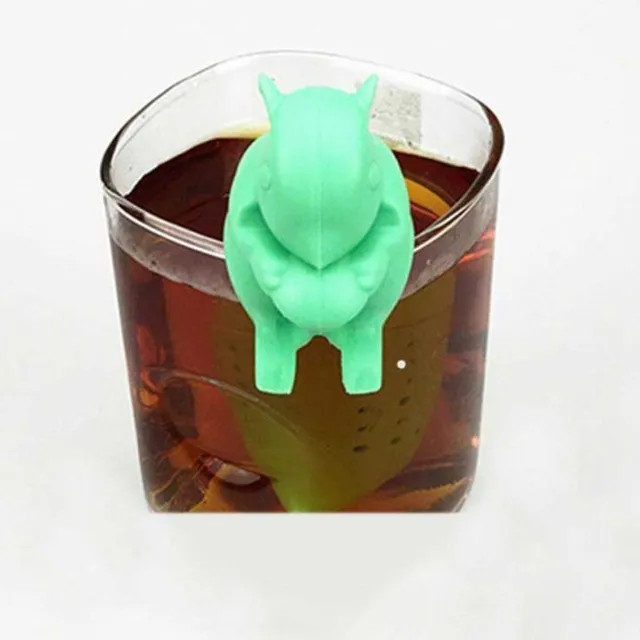 Silikonowa torebka na herbatę w kształcie zwierząt - różne