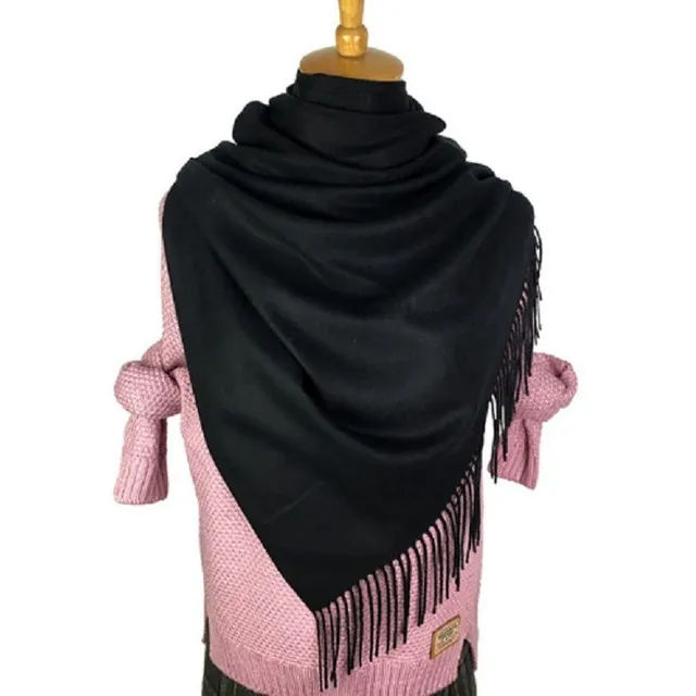 Eşarfă de caşmir de modă - 22 de culori cerna
