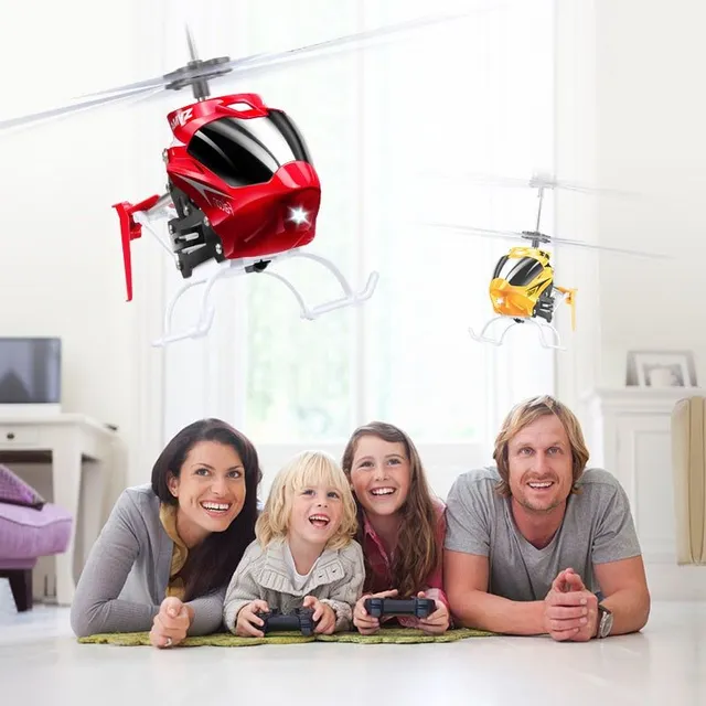 RC helikoptéra, chytré dálkové ovládání s flexibilními čepelemi a kompletní sada