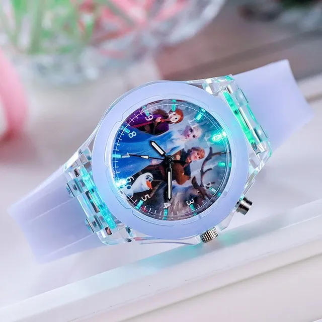 Stylish girls' watch with motifs of popular Mile fairy tales