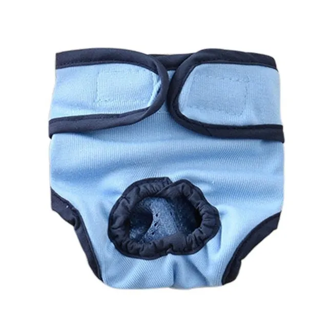 Colored Diapers For Dogs blue xs
