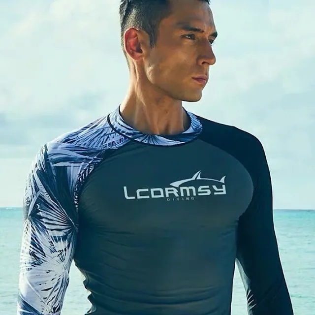Pánske surfovacie tričko s dlhým rukávom