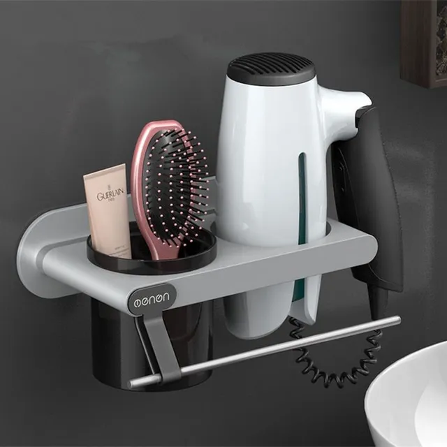 Hairdryer and comb holder for bathroom Barrera