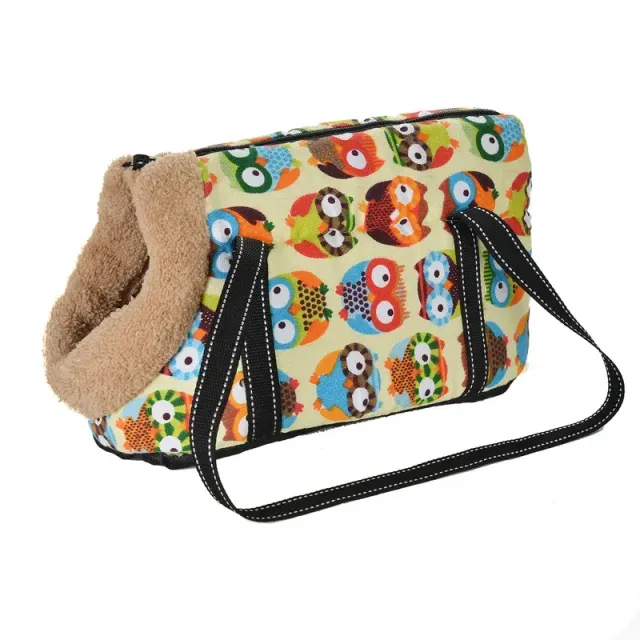 Classic transport bag for small dogs for outdoor travel