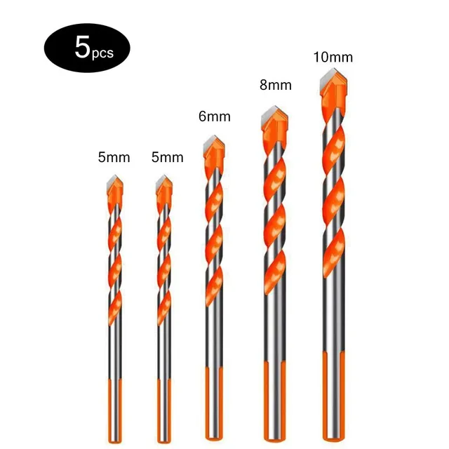 3-12 mm High quality professional multifunctional drill sets for drilling ceramic tiles, concrete, walls, metal and wood.