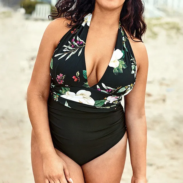 Women's Plus Size One-piece Swimwear Plus Size Elisabeth