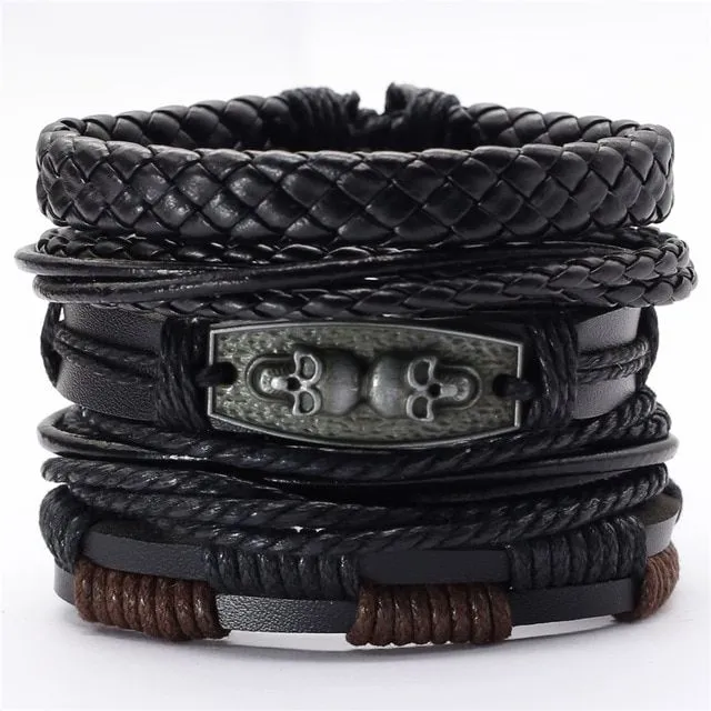 Leather bracelets JING JANG