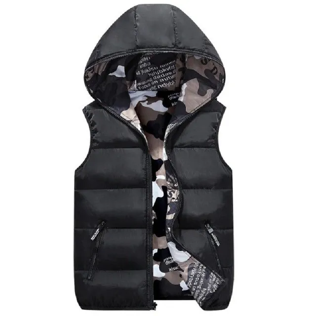 Double-sided children's vest Sharie cerna 1